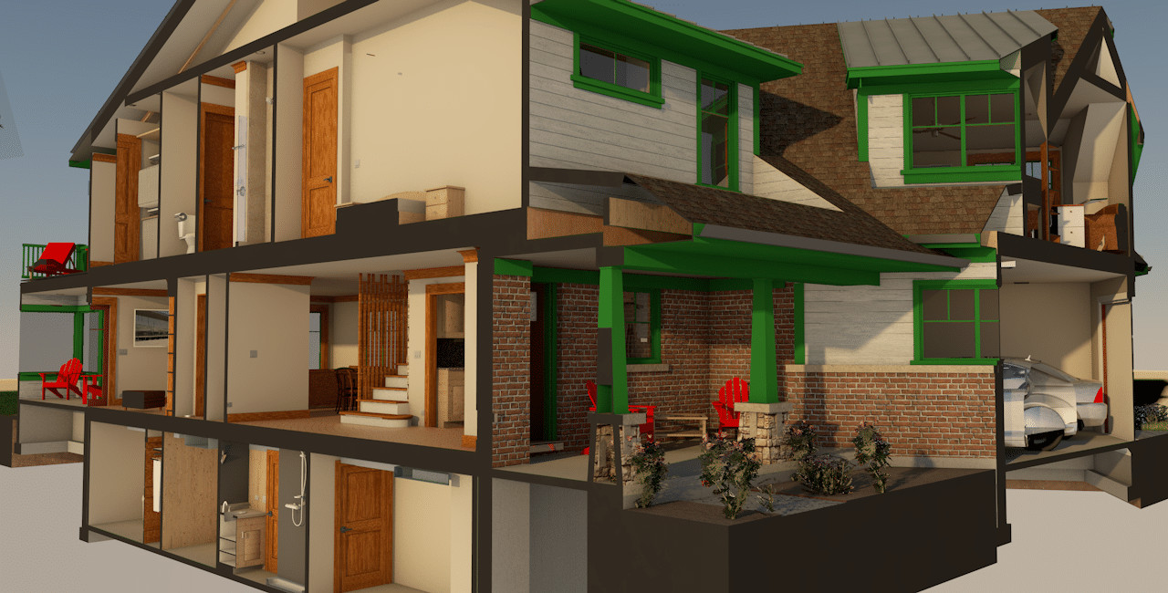Architect's Craftsman Conversion building information modeling is power