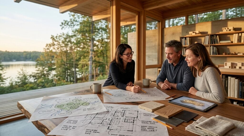 Important design decisions happen before the floor plan