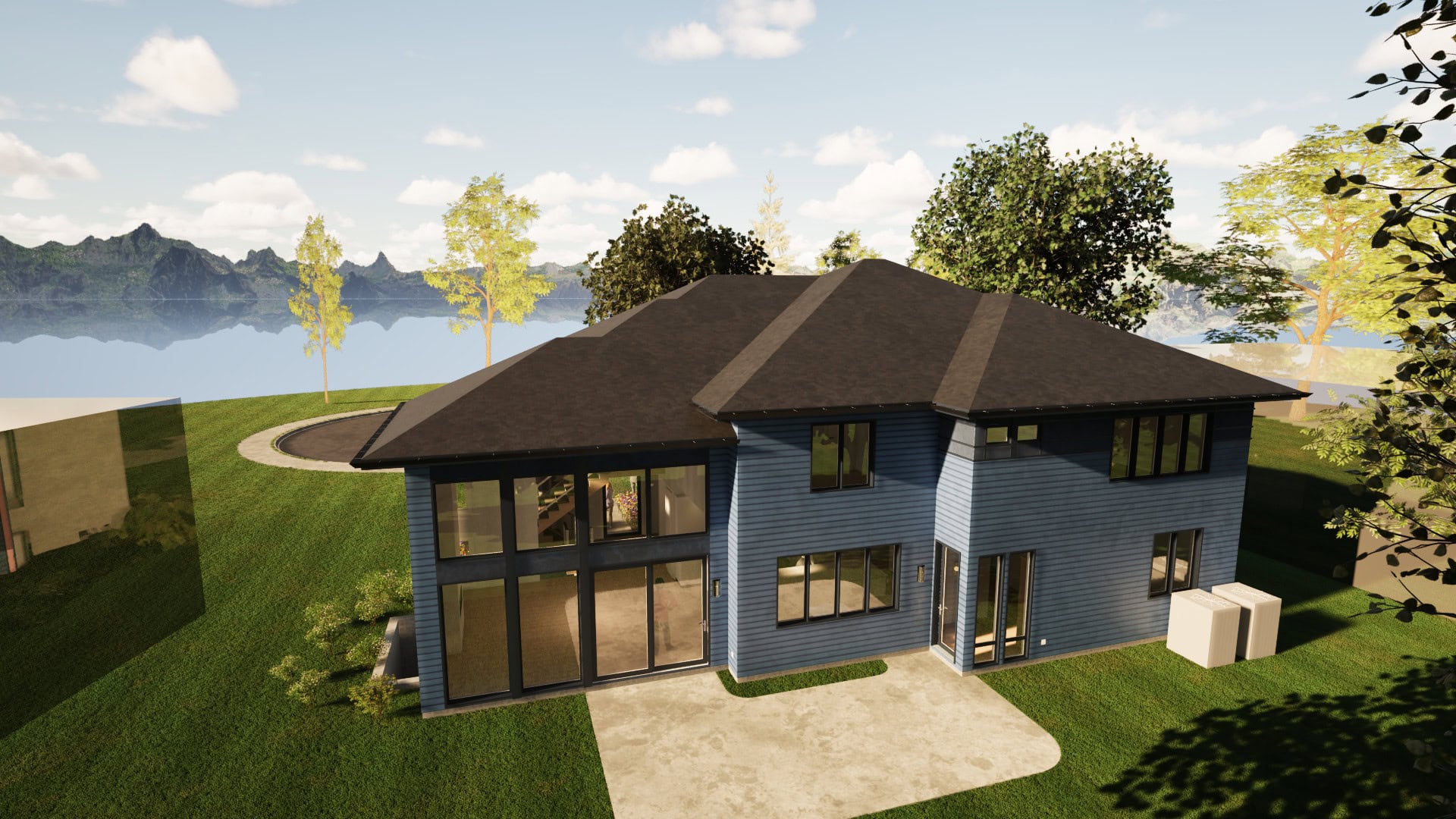 Aerial southeast rendering