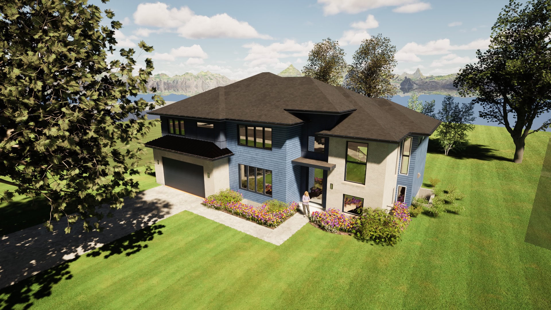 Aerial Southwest rendering