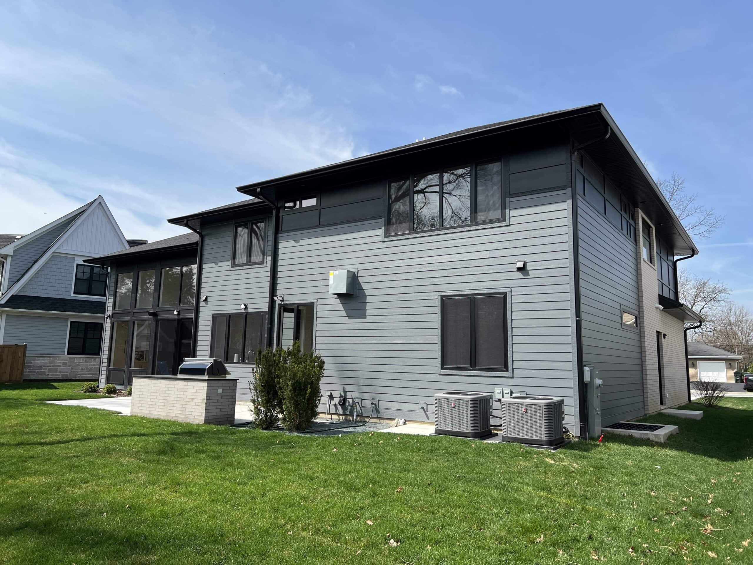 Rear at office corner