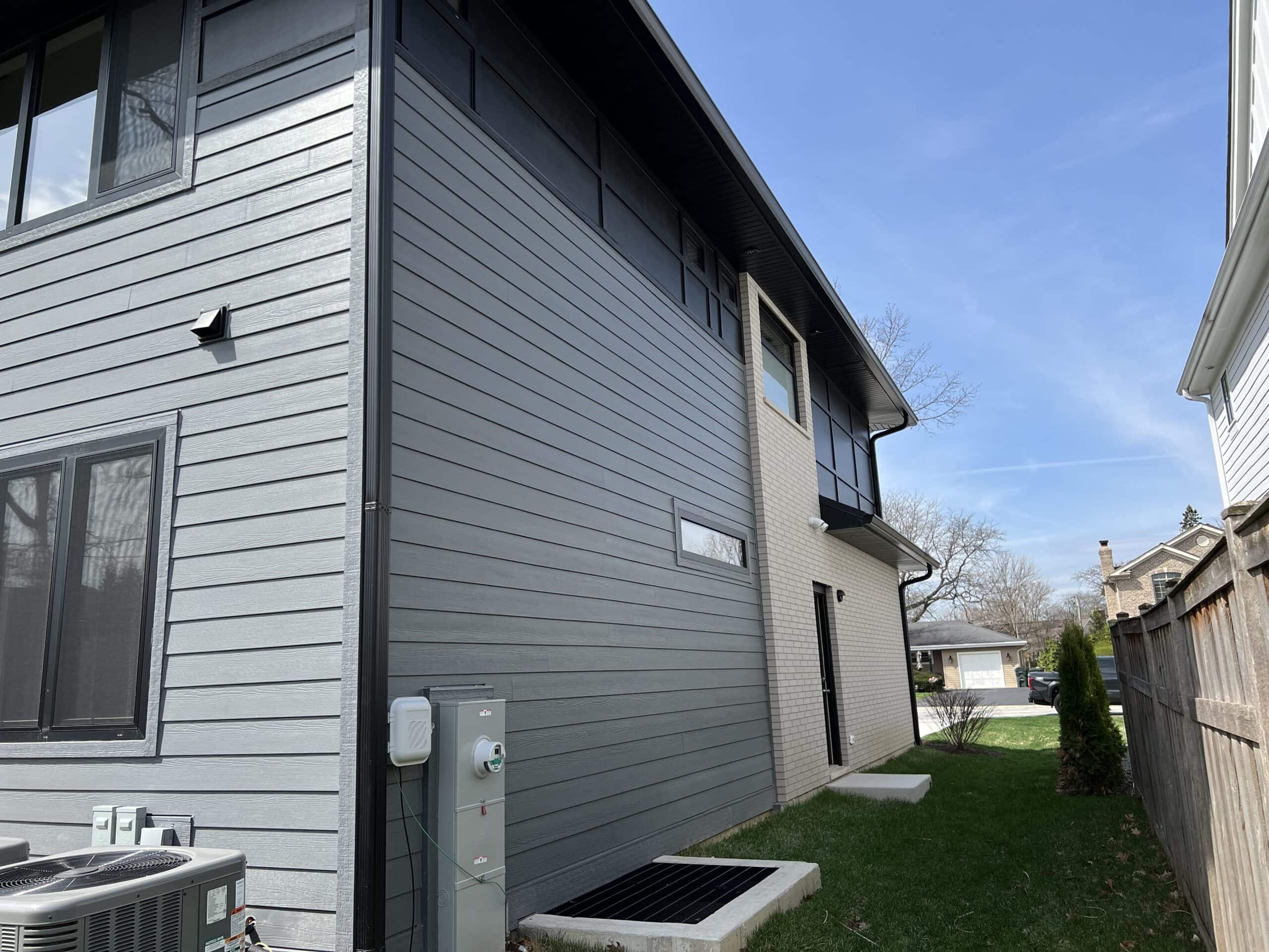 Rear Northeast corner