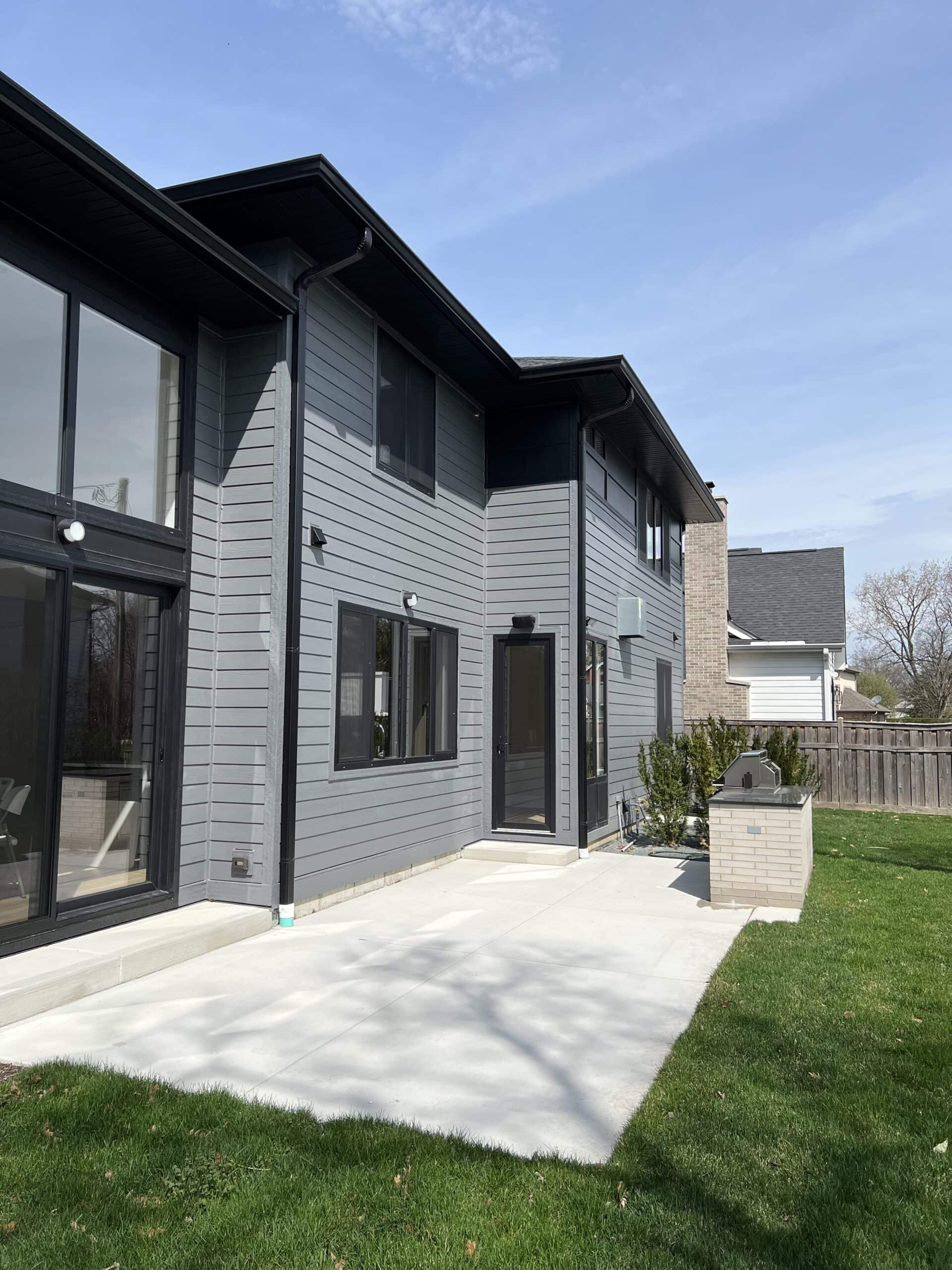 Rear Southeast corner