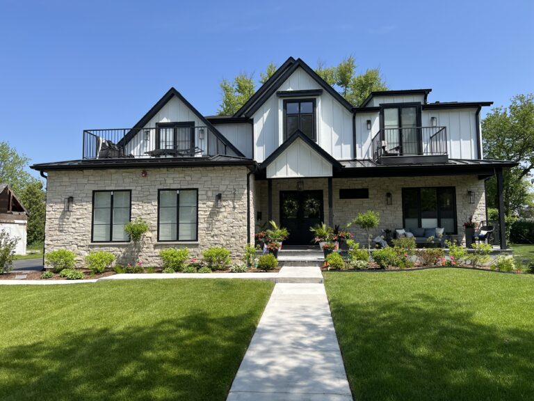 Contemporary home front entry
